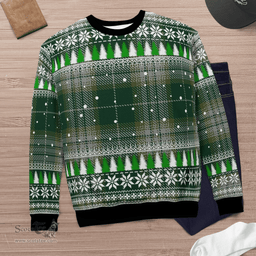 Scottish Kelso Clan Tartan Christmas Ugly Sweater - Plaid Family Ugly Sweater Scottish Plaid Tartan Plaid - ScotsTee - scotstee.com