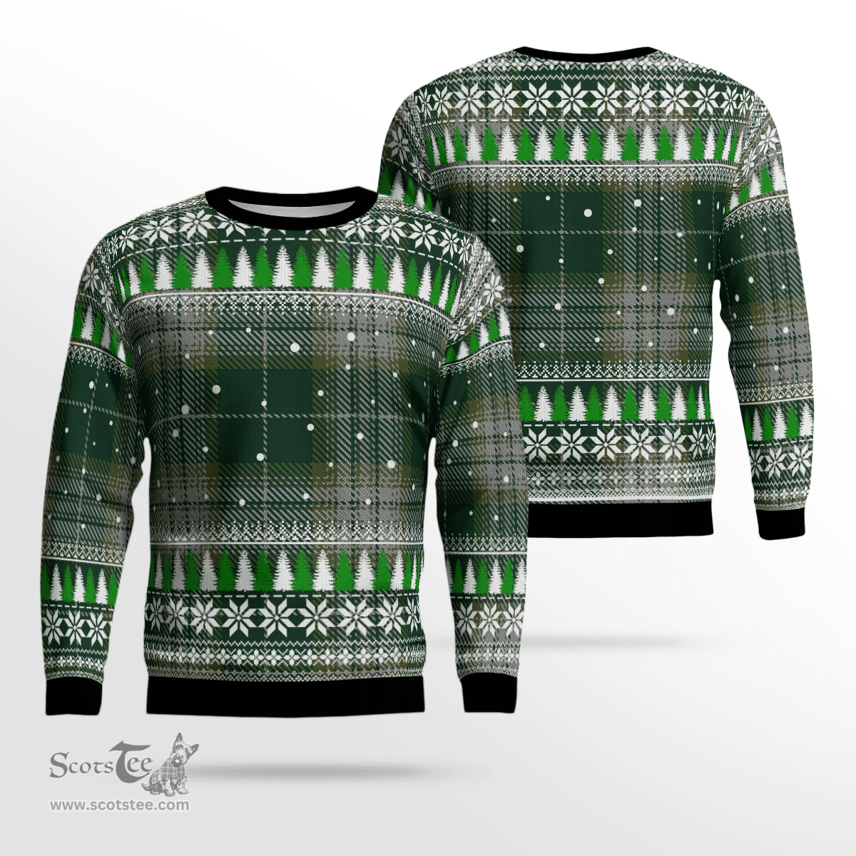 Scottish Kelso Clan Tartan Christmas Ugly Sweater - Plaid Family Ugly Sweater Scottish Plaid Tartan Plaid - ScotsTee - scotstee.com