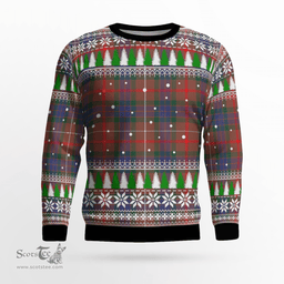 Scottish Fraser Hunting Modern Clan Tartan Christmas Ugly Sweater - Plaid Family Ugly Sweater Scottish Plaid Tartan Plaid - ScotsTee - scotstee.com
