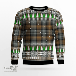 Scottish Gordon Weathered Clan Tartan Christmas Ugly Sweater - Plaid Family Ugly Sweater Scottish Plaid Tartan Plaid - ScotsTee - scotstee.com