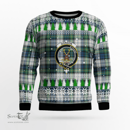 Scottish Gordon Dress Ancient Clan Crest Tartan Christmas Ugly Sweater - Plaid Family Ugly Sweater Scottish Plaid Tartan Plaid - ScotsTee - scotstee.com