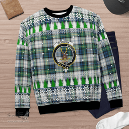 Scottish Gordon Dress Ancient Clan Crest Tartan Christmas Ugly Sweater - Plaid Family Ugly Sweater Scottish Plaid Tartan Plaid - ScotsTee - scotstee.com