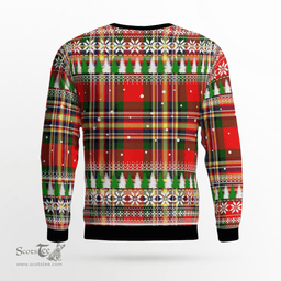 Scottish MacGill Modern Clan Tartan Christmas Ugly Sweater - Plaid Family Ugly Sweater Scottish Plaid Tartan Plaid - ScotsTee - scotstee.com