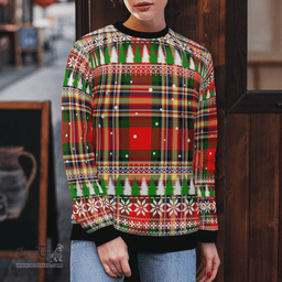 Scottish MacGill Modern Clan Tartan Christmas Ugly Sweater - Plaid Family Ugly Sweater Scottish Plaid Tartan Plaid - ScotsTee - scotstee.com
