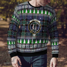 Scottish Fletcher Modern Clan Crest Tartan Christmas Ugly Sweater - Plaid Family Ugly Sweater Scottish Plaid Tartan Plaid - ScotsTee - scotstee.com