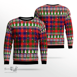 Scottish Gow Modern Clan Tartan Christmas Ugly Sweater - Plaid Family Ugly Sweater Scottish Plaid Tartan Plaid - ScotsTee - scotstee.com
