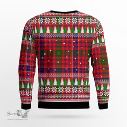 Scottish MacRae Modern Clan Crest Tartan Christmas Ugly Sweater - Plaid Family Ugly Sweater Scottish Plaid Tartan Plaid - ScotsTee - scotstee.com