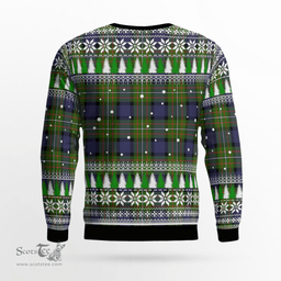 Scottish Fergusson Modern Clan Crest Tartan Christmas Ugly Sweater - Plaid Family Ugly Sweater Scottish Plaid Tartan Plaid - ScotsTee - scotstee.com