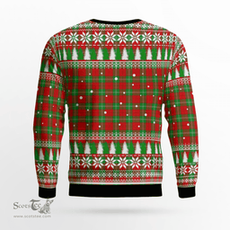 Scottish Gartshore Clan Crest Tartan Christmas Ugly Sweater - Plaid Family Ugly Sweater Scottish Plaid Tartan Plaid - ScotsTee - scotstee.com