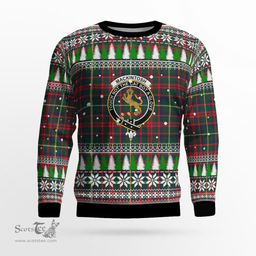 Scottish MacKintosh Hunting Modern Clan Crest Tartan Christmas Ugly Sweater - Plaid Family Ugly Sweater Scottish Plaid Tartan Plaid - ScotsTee - scotstee.com