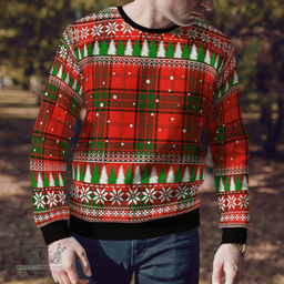 Scottish Maxtone Clan Tartan Christmas Ugly Sweater - Plaid Family Ugly Sweater Scottish Plaid Tartan Plaid - ScotsTee - scotstee.com