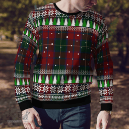 Scottish McCarthy Clan Tartan Christmas Ugly Sweater - Plaid Family Ugly Sweater Scottish Plaid Tartan Plaid - ScotsTee - scotstee.com