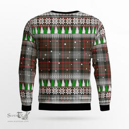 Scottish MacRae Hunting Weathered Clan Crest Tartan Christmas Ugly Sweater - Plaid Family Ugly Sweater Scottish Plaid Tartan Plaid - ScotsTee - scotstee.com