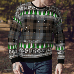 Scottish MacKay Weathered Clan Tartan Christmas Ugly Sweater - Plaid Family Ugly Sweater Scottish Plaid Tartan Plaid - ScotsTee - scotstee.com