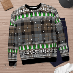Scottish MacKay Weathered Clan Tartan Christmas Ugly Sweater - Plaid Family Ugly Sweater Scottish Plaid Tartan Plaid - ScotsTee - scotstee.com
