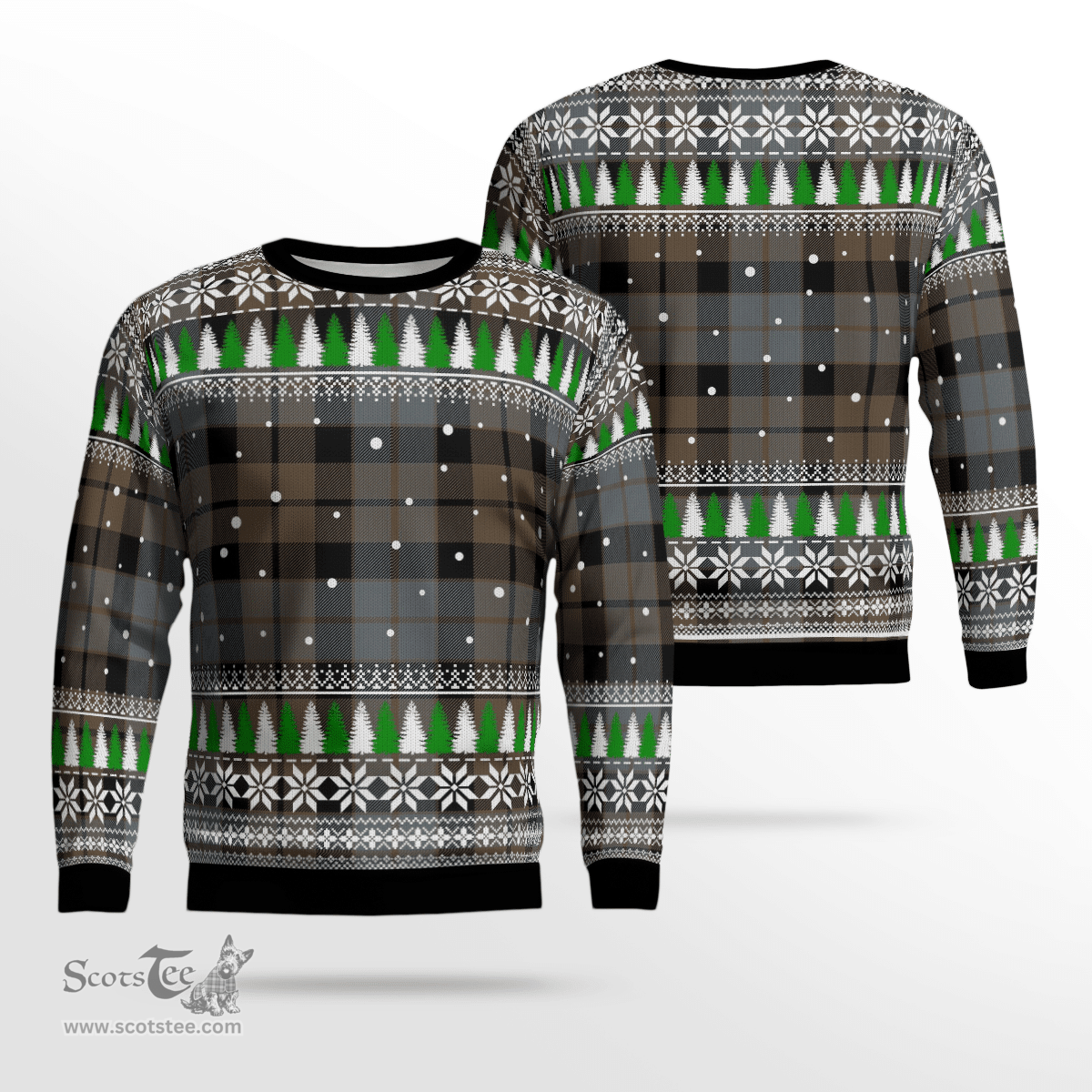 Scottish MacKay Weathered Clan Tartan Christmas Ugly Sweater - Plaid Family Ugly Sweater Scottish Plaid Tartan Plaid - ScotsTee - scotstee.com