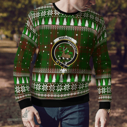 Scottish Maxwell Hunting Clan Crest Tartan Christmas Ugly Sweater - Plaid Family Ugly Sweater Scottish Plaid Tartan Plaid - ScotsTee - scotstee.com