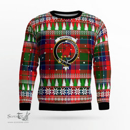 Scottish Macnicol Clan Crest Tartan Christmas Ugly Sweater - Plaid Family Ugly Sweater Scottish Plaid Tartan Plaid - ScotsTee - scotstee.com
