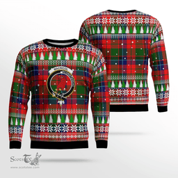 Scottish Macnicol Clan Crest Tartan Christmas Ugly Sweater - Plaid Family Ugly Sweater Scottish Plaid Tartan Plaid - ScotsTee - scotstee.com