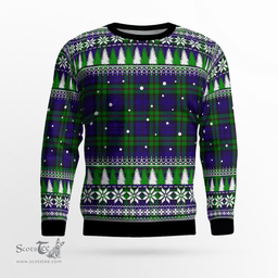 Scottish MacKinlay Modern Clan Tartan Christmas Ugly Sweater - Plaid Family Ugly Sweater Scottish Plaid Tartan Plaid - ScotsTee - scotstee.com