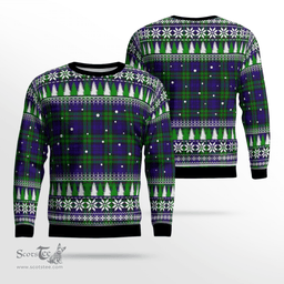 Scottish MacKinlay Modern Clan Tartan Christmas Ugly Sweater - Plaid Family Ugly Sweater Scottish Plaid Tartan Plaid - ScotsTee - scotstee.com