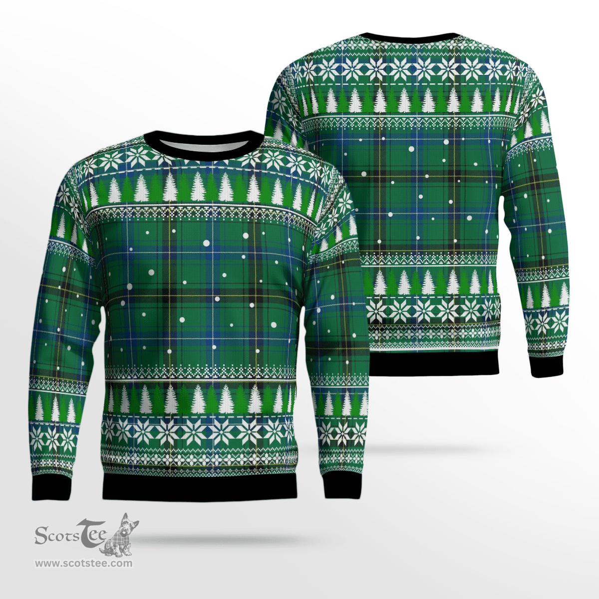 Scottish Henderson Ancient Clan Tartan Christmas Ugly Sweater - Plaid Family Ugly Sweater Scottish Plaid Tartan Plaid - ScotsTee - scotstee.com