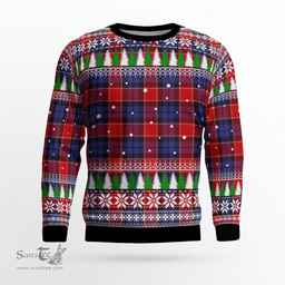 Scottish Haldane 1 Clan Tartan Christmas Ugly Sweater - Plaid Family Ugly Sweater Scottish Plaid Tartan Plaid - ScotsTee - scotstee.com