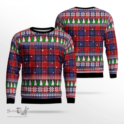 Scottish Haldane 1 Clan Tartan Christmas Ugly Sweater - Plaid Family Ugly Sweater Scottish Plaid Tartan Plaid - ScotsTee - scotstee.com