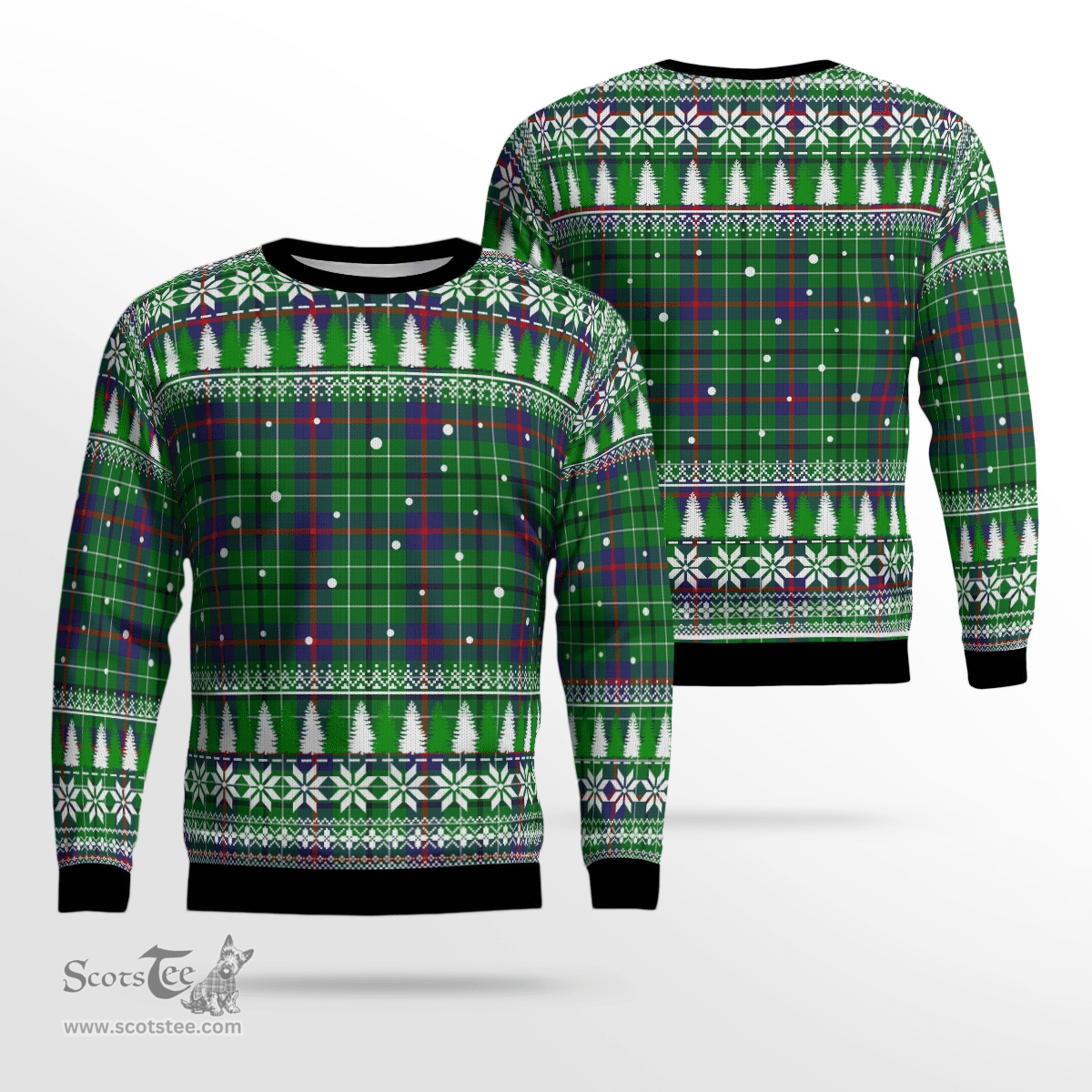 Scottish Duncan Ancient Clan Tartan Christmas Ugly Sweater - Plaid Family Ugly Sweater Scottish Plaid Tartan Plaid - ScotsTee - scotstee.com