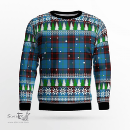 Scottish Home Ancient Clan Tartan Christmas Ugly Sweater - Plaid Family Ugly Sweater Scottish Plaid Tartan Plaid - ScotsTee - scotstee.com