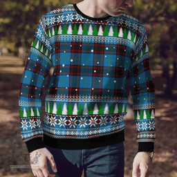 Scottish Home Ancient Clan Tartan Christmas Ugly Sweater - Plaid Family Ugly Sweater Scottish Plaid Tartan Plaid - ScotsTee - scotstee.com