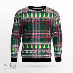 Scottish MacFarlane Hunting Modern Clan Tartan Christmas Ugly Sweater - Plaid Family Ugly Sweater Scottish Plaid Tartan Plaid - ScotsTee - scotstee.com