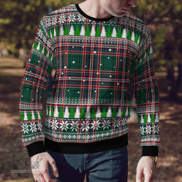 Scottish MacFarlane Hunting Modern Clan Tartan Christmas Ugly Sweater - Plaid Family Ugly Sweater Scottish Plaid Tartan Plaid - ScotsTee - scotstee.com