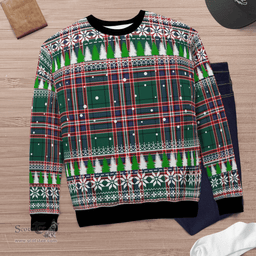 Scottish MacFarlane Hunting Modern Clan Tartan Christmas Ugly Sweater - Plaid Family Ugly Sweater Scottish Plaid Tartan Plaid - ScotsTee - scotstee.com