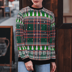 Scottish MacFarlane Hunting Modern Clan Tartan Christmas Ugly Sweater - Plaid Family Ugly Sweater Scottish Plaid Tartan Plaid - ScotsTee - scotstee.com