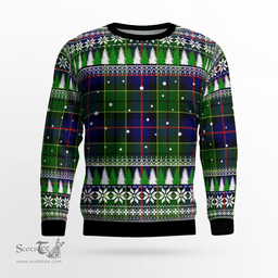Scottish Forsyth Modern Clan Tartan Christmas Ugly Sweater - Plaid Family Ugly Sweater Scottish Plaid Tartan Plaid - ScotsTee - scotstee.com