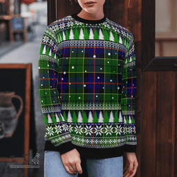 Scottish Forsyth Modern Clan Tartan Christmas Ugly Sweater - Plaid Family Ugly Sweater Scottish Plaid Tartan Plaid - ScotsTee - scotstee.com