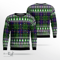 Scottish Forsyth Modern Clan Tartan Christmas Ugly Sweater - Plaid Family Ugly Sweater Scottish Plaid Tartan Plaid - ScotsTee - scotstee.com
