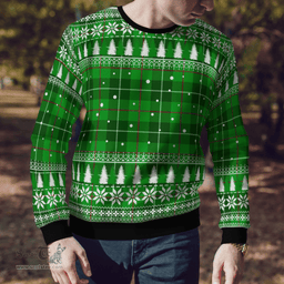 Scottish Galloway District Clan Tartan Christmas Ugly Sweater - Plaid Family Ugly Sweater Scottish Plaid Tartan Plaid - ScotsTee - scotstee.com