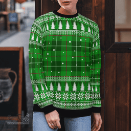 Scottish Galloway District Clan Tartan Christmas Ugly Sweater - Plaid Family Ugly Sweater Scottish Plaid Tartan Plaid - ScotsTee - scotstee.com