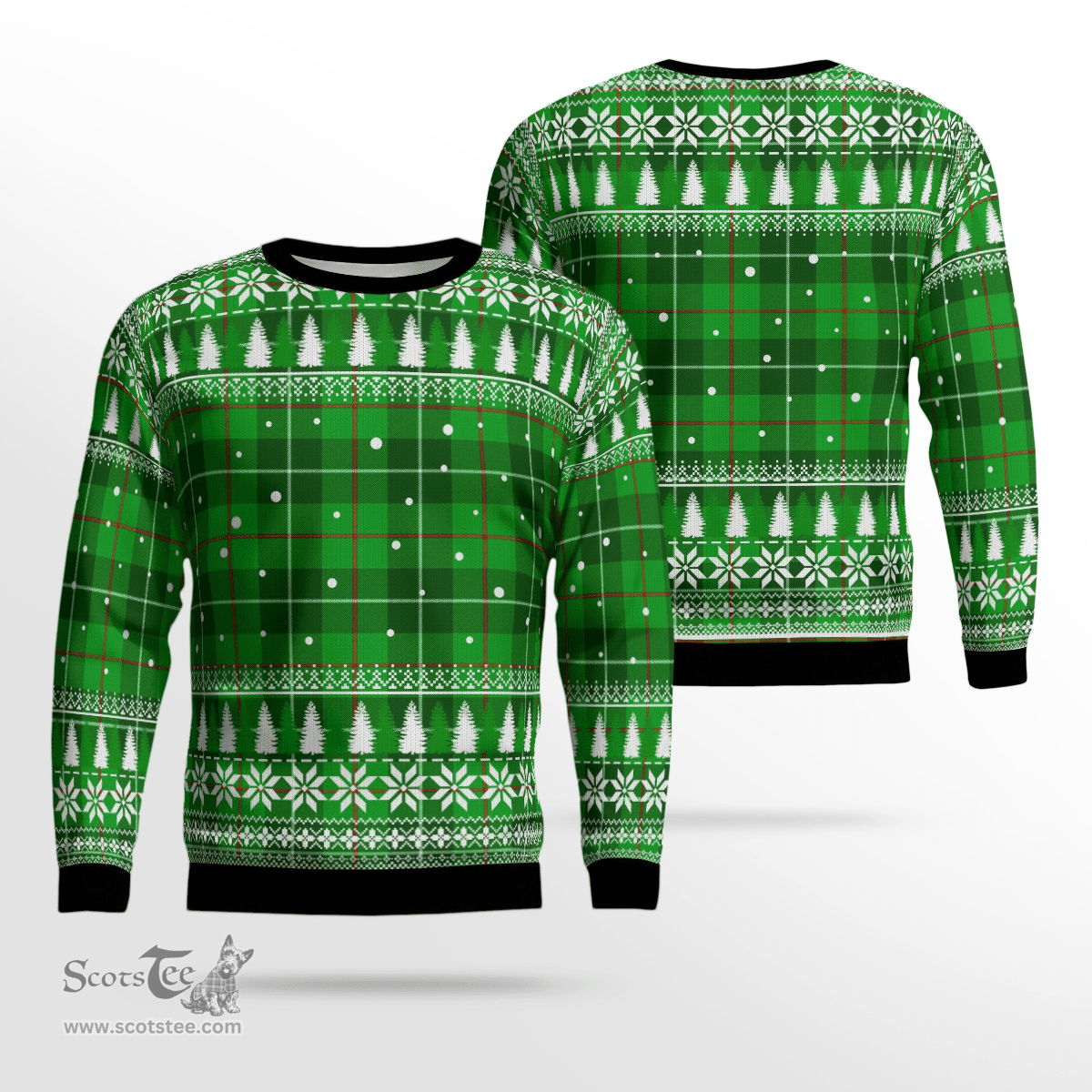 Scottish Galloway District Clan Tartan Christmas Ugly Sweater - Plaid Family Ugly Sweater Scottish Plaid Tartan Plaid - ScotsTee - scotstee.com