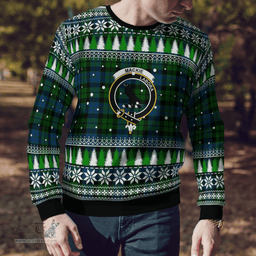 Scottish MacKie Clan Crest Tartan Christmas Ugly Sweater - Plaid Family Ugly Sweater Scottish Plaid Tartan Plaid - ScotsTee - scotstee.com