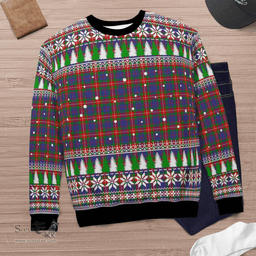 Scottish Fraser of Lovat Clan Tartan Christmas Ugly Sweater - Plaid Family Ugly Sweater Scottish Plaid Tartan Plaid - ScotsTee - scotstee.com