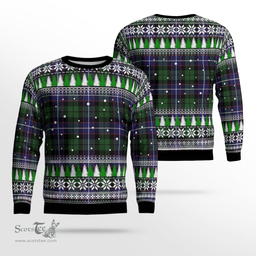 Scottish Galbraith Modern Clan Tartan Christmas Ugly Sweater - Plaid Family Ugly Sweater Scottish Plaid Tartan Plaid - ScotsTee - scotstee.com
