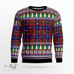 Scottish Edinburgh District Clan Tartan Christmas Ugly Sweater - Plaid Family Ugly Sweater Scottish Plaid Tartan Plaid - ScotsTee - scotstee.com