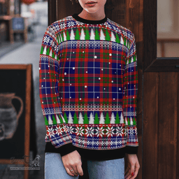 Scottish Edinburgh District Clan Tartan Christmas Ugly Sweater - Plaid Family Ugly Sweater Scottish Plaid Tartan Plaid - ScotsTee - scotstee.com