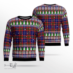 Scottish Edinburgh District Clan Tartan Christmas Ugly Sweater - Plaid Family Ugly Sweater Scottish Plaid Tartan Plaid - ScotsTee - scotstee.com