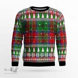 Scottish MacCulloch Clan Tartan Christmas Ugly Sweater - Plaid Family Ugly Sweater Scottish Plaid Tartan Plaid - ScotsTee - scotstee.com