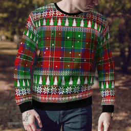 Scottish MacCulloch Clan Tartan Christmas Ugly Sweater - Plaid Family Ugly Sweater Scottish Plaid Tartan Plaid - ScotsTee - scotstee.com