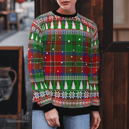 Scottish MacCulloch Clan Tartan Christmas Ugly Sweater - Plaid Family Ugly Sweater Scottish Plaid Tartan Plaid - ScotsTee - scotstee.com